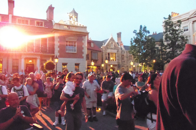 Only about 1/2 the crowd. Only about 1/2 the crowd.