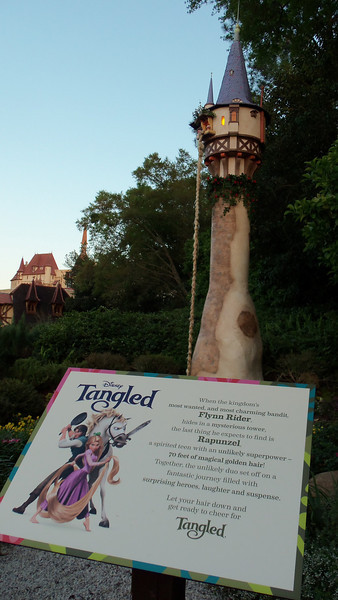Rapunzel's tower in the Germany Pavillion