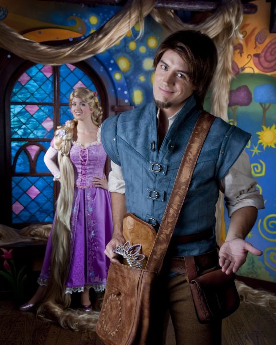 Rapunzel and Flynn Rider