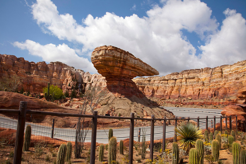 ORNAMENT VALLEY -- Coming to Disney California Adventure park June 15, 2012, Cars Land features three immersive family attractions showcasing characters and settings from the Disney-Pixar film, 