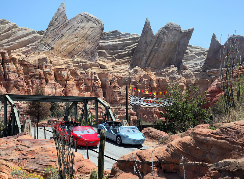 RADIATOR SPRINGS RACERS -- Coming to Disney California Adventure park June 15, 2012, Cars Land features three immersive family attractions showcasing characters and settings from the Disney-Pixar film, 