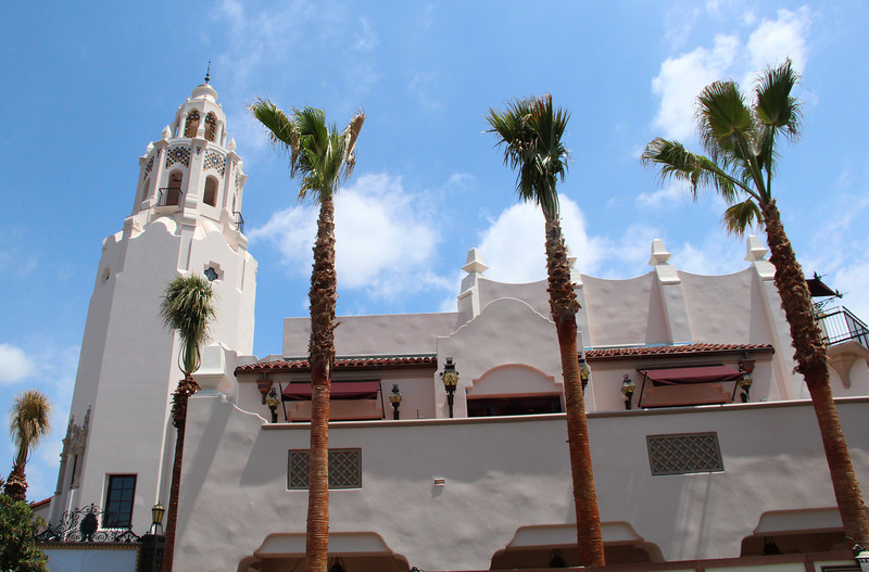 Merely a skeleton a year ago, the exterior of the Cathey Circle Theatre is now completed and visible for park guests to admire.