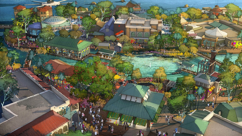 LAKE BUENA VISTA, Fla., March 12, 2013 – With a flowing spring as a centerpiece, Disney Springs will feature four outdoor neighborhoods including the two shown in an artist’s conceptual rendering. The Town Center (lower portion of the image) will offer one-of-a-kind shopping and dining experiences along a promenade while The Landing (upper portion of the image) will include inspired dining and beautiful waterfront views. LAKE BUENA VISTA, Fla., March 12, 2013 – With a flowing spring as a centerpiece, Disney Springs will feature four outdoor neighborhoods including the two shown in an artist’s conceptual rendering. The Town Center (lower portion of the image) will offer one-of-a-kind shopping and dining experiences along a promenade while The Landing (upper portion of the image) will include inspired dining and beautiful waterfront views.