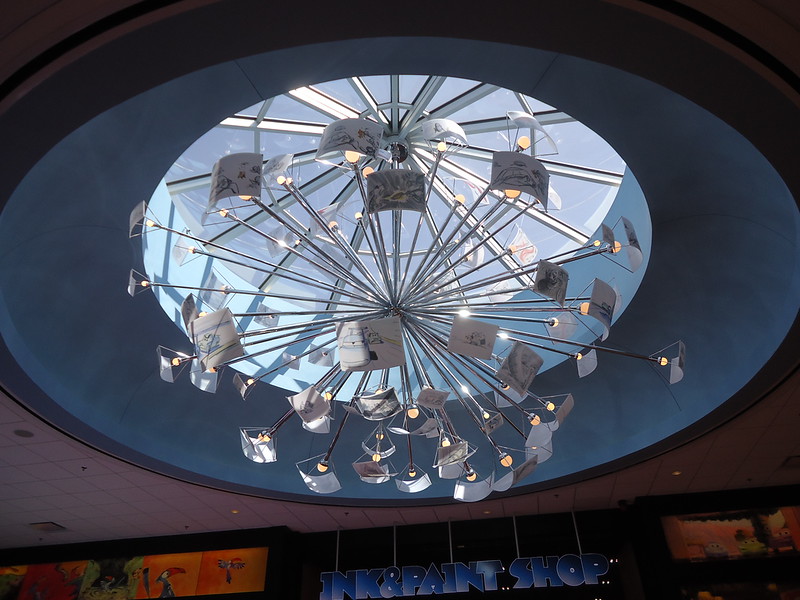 Concept from the four films makes up this awesome lighting fixture- look for the hidden John Lasseter signature :) Concept from the four films makes up this awesome lighting fixture- look for the hidden John Lasseter signature :)