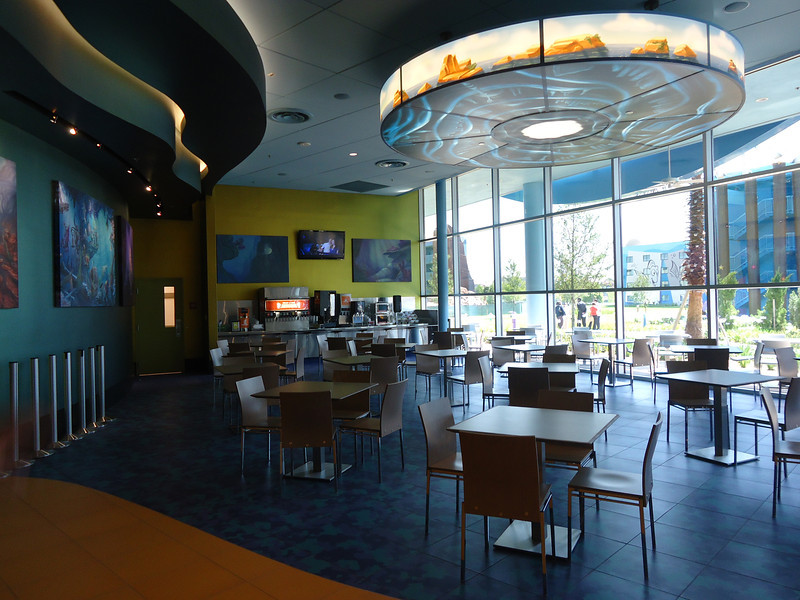 Little Mermaid section of food court Little Mermaid section of food court