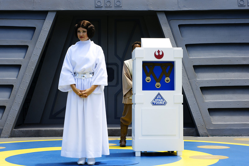 Princess Leia is now giving out medals at the end of JTA now apparently, they feature the rebel alliance emblem and say 