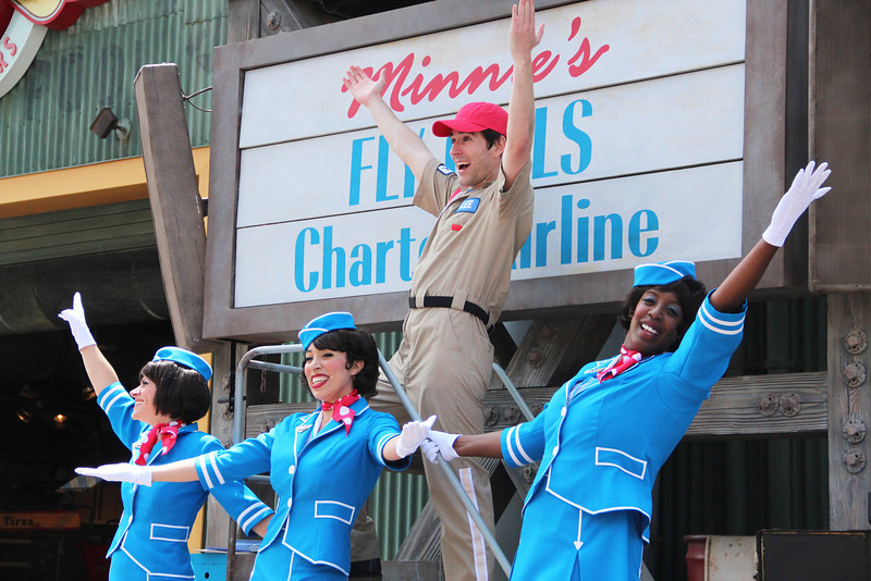 With a prolific daily schedule in Condor Flats, 'Minnie's Fly Girls' are already performing a new routine.