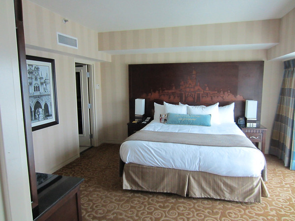 The bedroom was quite spacious.  As shown by previous photo blogs, the headboard is absolutely magnificent.