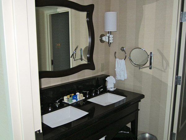 The second bathroom located adjacent to the bedroom.