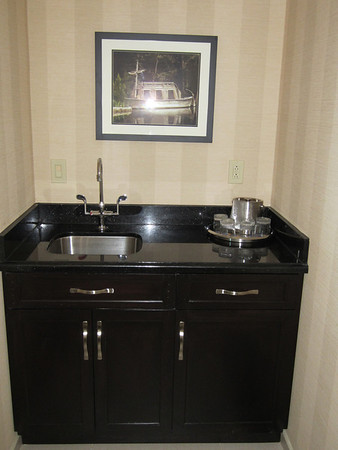 The suite includes a kitchen sink.