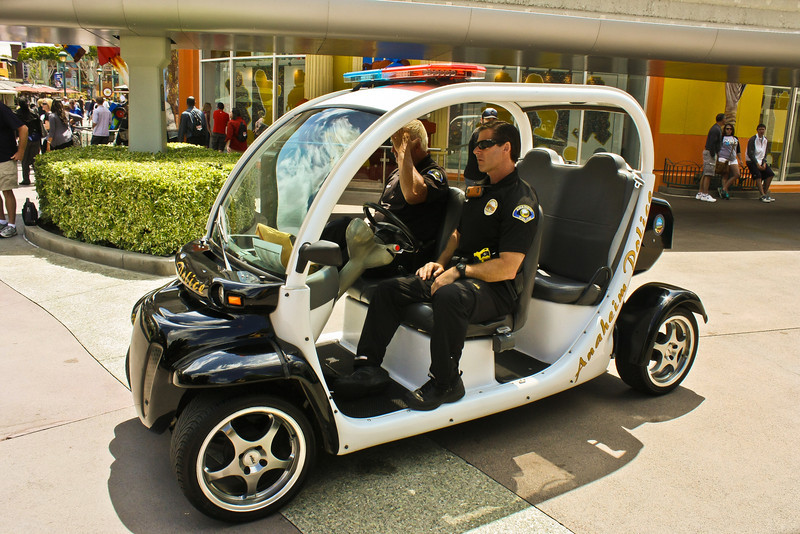 Respectfully, I asked permission.  I wonder if Anaheim P.D. officers fight to serve at the Disneyland Resort, or resist.