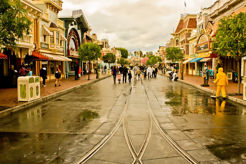 Main Street in the afternoon on a Friday! Can't beat rainy days.