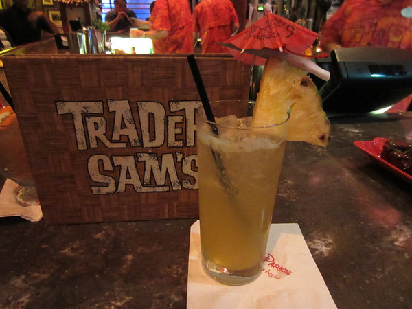 This is the Schweitzer Falls - Tropical juices and Sam's Gorilla Grog topped with Sprite.  A very refreshing non-alcoholic drink.