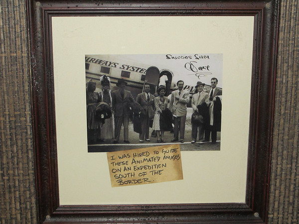 A photo of Walt and select Imagineers that went to South America in 1941.  The story of this group was told in the documentary 