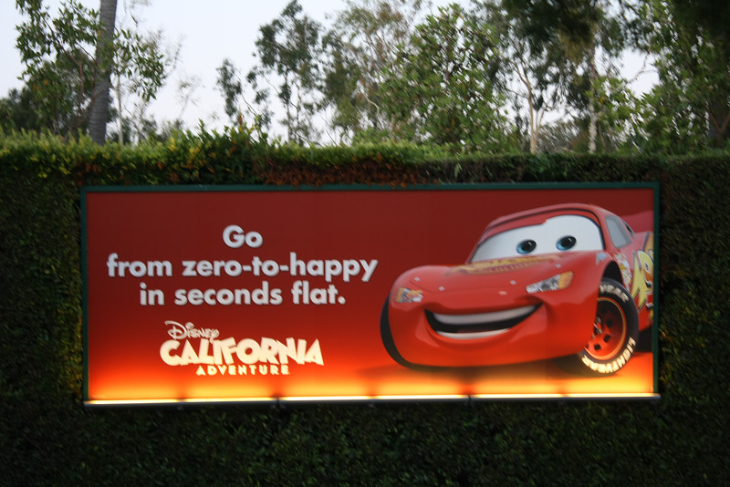 New signs at the Tram stop by Mickey and Friends.