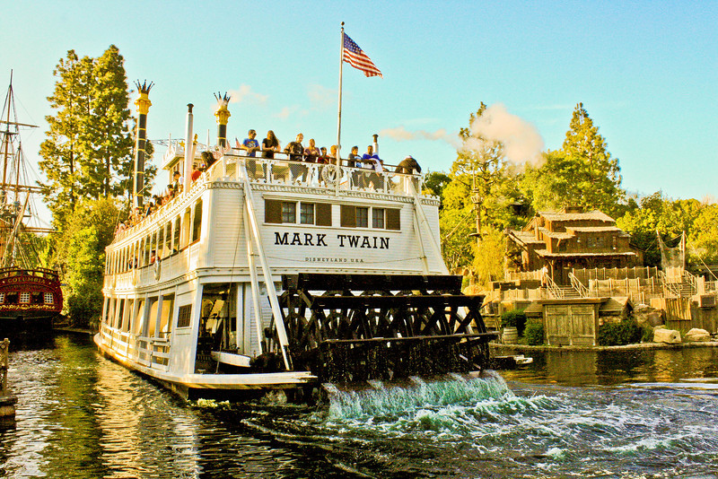 Mark Twain steaming for the back country.
