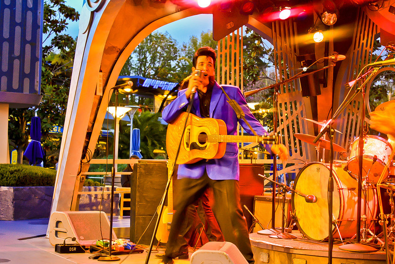 Ladies and gentleman, Elvis has left the building...because he knows Disneyland is where it's at!