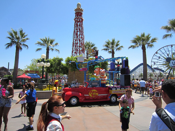 Phineas and Ferb's Rockin Rollin' Dance Party.  Great fun for the kids.