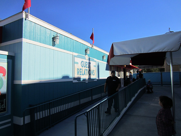 Temporary home of Guest Relations for DCA.