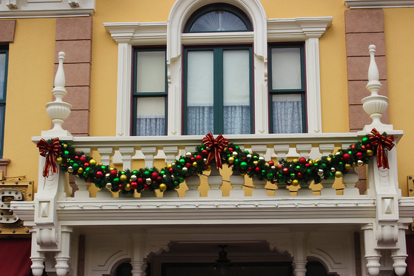 A mini sneak peak of Christmas decorations.