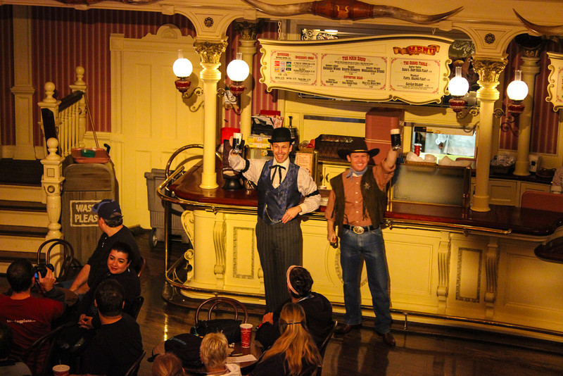 The fun is not limited to the stage.