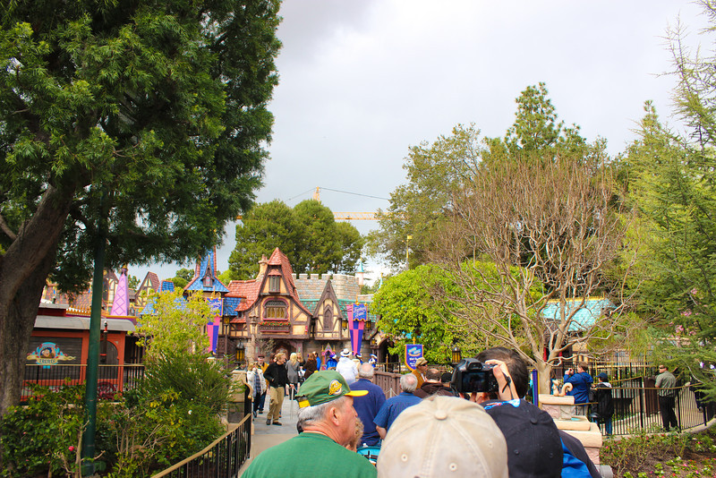 Finally going inside.