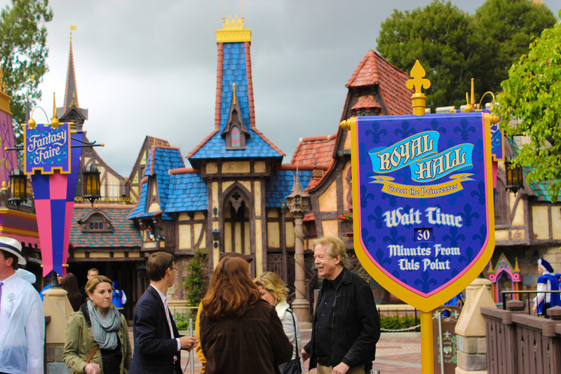 You probably won't see the princesses in 30 minutes after it's opened up, at least for awhile.