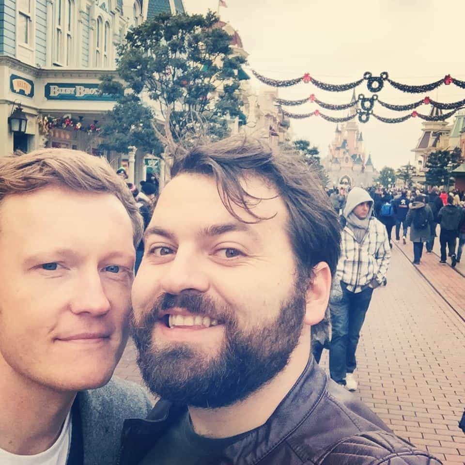 Waiting around on Main Street led to a selfie...