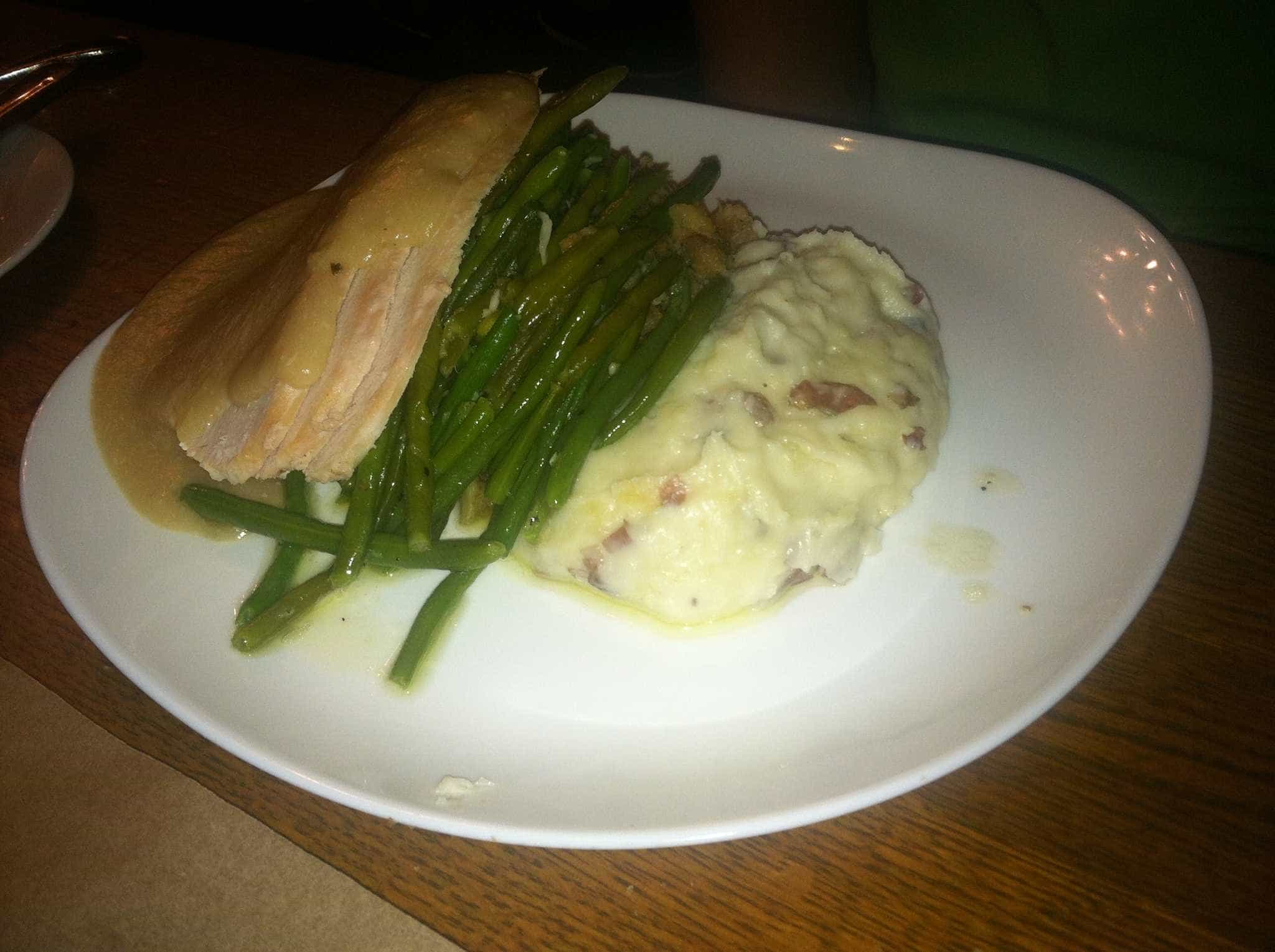 The Pilgrim's Feast is available for lunch at the Liberty Tree Tavern