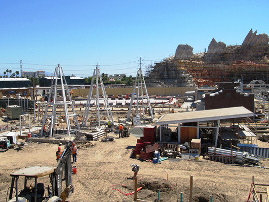 Behind the Wall: Cars Land at Disney California Adventure Park Behind the Wall: Cars Land at Disney California Adventure Park