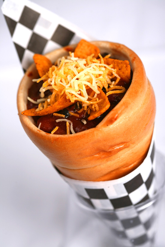 Chili Cone Carne from the Cozy Cone Motel in Cars Land at Disney California Adventure Park “Chili