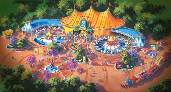 Additions to Dumbo the Flying Elephant