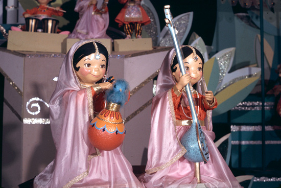 Dolls on the 'it’s a small world' Attraction at Disneyland Park Designed by Disney Legends Alice Davis and Mary Blair Dolls on the 'it’s a small world' Attraction at Disneyland Park Designed by Disney Legends Alice Davis and Mary Blair