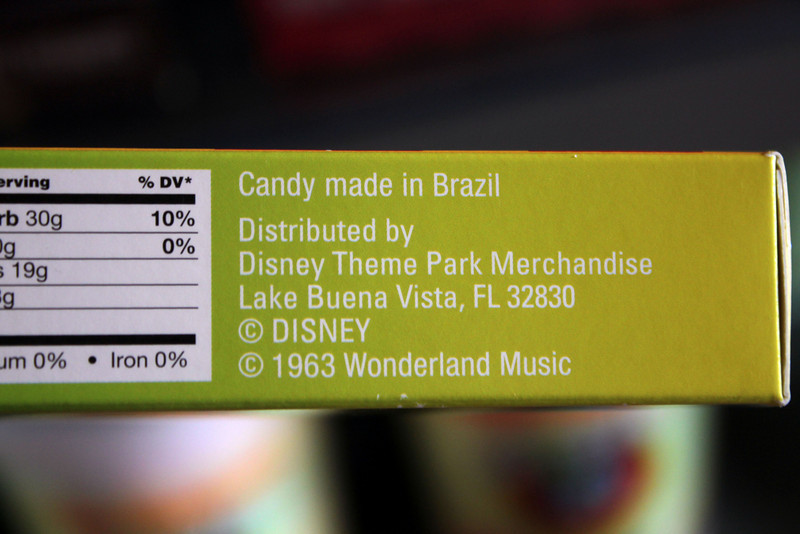 apparently the gummy candies comes from brazil...