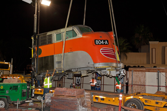 California Zephyr Train Cab from Disney California Adventure Park