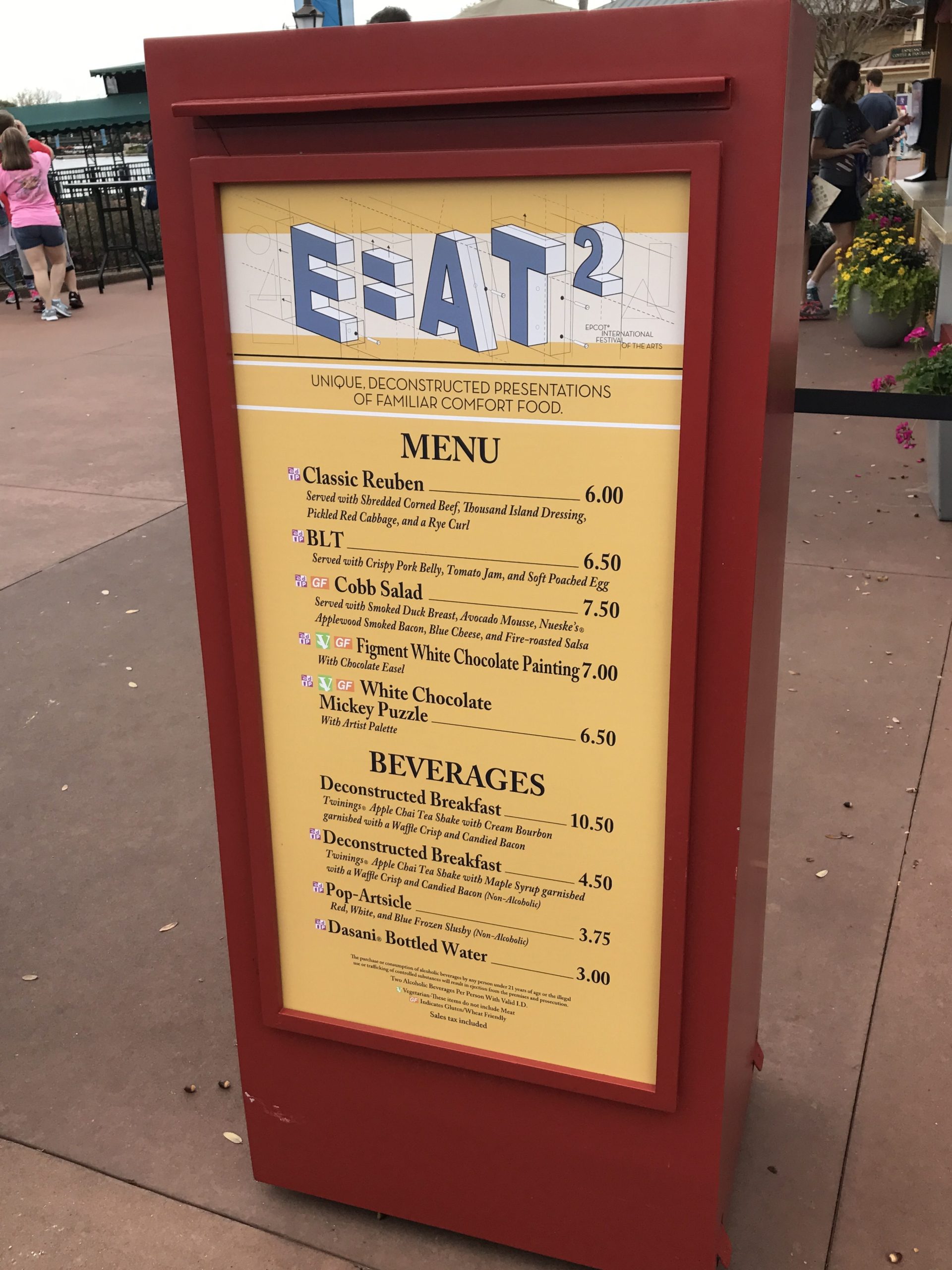 REVIEW: "E=AT^2" Food Studio - Epcot International Festival of the Arts 2017