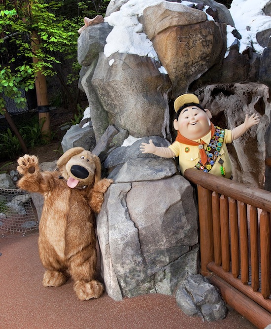New Characters, Russell and Dug, at Disney California Adventure Park New Characters, Russell and Dug, at Disney California Adventure Park