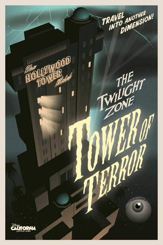 The Twilight Zone Tower of Terror Poster The Twilight Zone Tower of Terror Poster